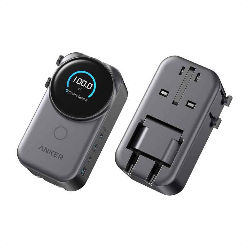 Anker universal travel charger with built-in international plugs